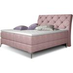 Dvojlôžkové postele ružovej farby v trblietavom štýle zo skla 