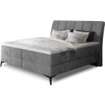 Čalúnené postele sivej farby v modernom štýle 