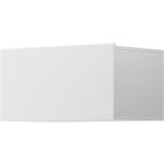 Závesné skrinky bielej farby v modernom štýle z laminátu 