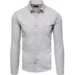 Dstreet Men's Elegant Light Grey Shirt