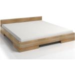 Dvojlôžkové postele Skandica v minimalistickom štýle z masívu 