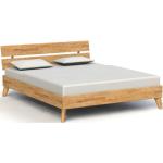 Dvojlôžkové postele v retro štýle z dreva 