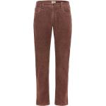 Pánske Slim Fit jeans Camel Active červenej farby regular z menčestru so šírkou 35 s dĺžkou 34 nízky pás 