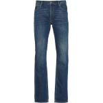 Pánske Straight Fit jeans Trussardi modrej farby v klasickom štýle na zips 