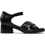 Dámske Kožené sandále Ecco Ecco čiernej farby vo veľkosti 35 v zľave na leto 