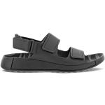 Pánske Kožené sandále Ecco 2nd Cozmo čiernej farby vo veľkosti 40 v zľave na leto 