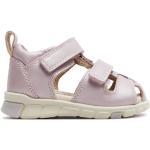 Dievčenské Kožené sandále Ecco Ecco fialovej farby vo veľkosti 20 na leto 