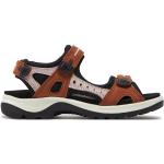 Dámske Kožené sandále Ecco Offroad hnedej farby vo veľkosti 40 v zľave na leto 