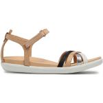 Dámske Kožené sandále Ecco Simpil béžovej farby vo veľkosti 38 na leto 