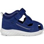 Chlapčenské Kožené sandále Ecco Ecco modrej farby vo veľkosti 19 na leto 