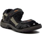 Pánske Kožené sandále Ecco Ecco čiernej farby vo veľkosti 42 na leto 