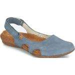 Dámske Kožené sandále El Naturalista modrej farby vo veľkosti 42 v zľave na leto 