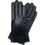 Dámske Kožené rukavice wittchen čiernej farby v elegantnom štýle s výrezmi 