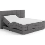 Boxspring postele Kondela sivej farby v zľave 