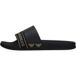 Pánske Sandále Emporio Armani EA7 čiernej farby vo veľkosti 46 na leto 