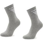 Pánske Ponožky Emporio Armani sivej farby z bavlny 