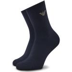Dámske Ponožky Emporio Armani tmavo modrej farby 