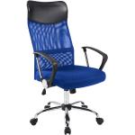 Kancelárske stoličky modrej farby v elegantnom štýle v zľave 