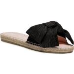 Dámske Sandále Manebí čiernej farby v trblietavom štýle vo veľkosti 35 s glitrami v zľave na leto 