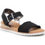 Dámske Sandále Skechers čiernej farby vo veľkosti 38 v zľave na leto 
