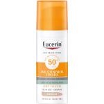 Eucerin Ochranný tónovací a zmatňujúci gélový krém na tvár SPF 50+ Sun (Oil Control Tinted Sun Gel-Cream) 50 ml Medium