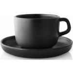 Šálky na cappuccino Eva Solo čiernej farby z keramiky objem 200 ml 