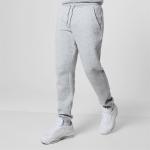 Pánske Fitness nohavice EVERLAST sivej farby so slieňovým vzorom z bavlny vo veľkosti 4 XL v zľave 