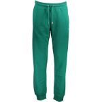 Pánske Designer Športové nohavice Fila zelenej farby z bavlny 
