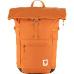 Školské batohy FJÄLLRÄVEN oranžovej farby na zips vonkajšie vrecko objem 24 l udržateľná móda 
