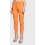Dámske Skinny jeans Fracomina oranžovej farby z bavlny vo veľkosti XXS v zľave 