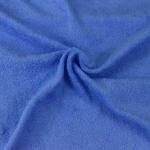 Plachty modrej farby z froté 80x200 