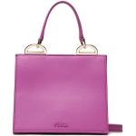 Dámske Kožené kabelky FURLA Furla fialovej farby z koženky v zľave 