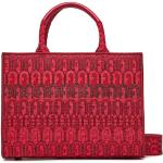 Dámske Shopper kabelky FURLA Furla červenej farby z kože 