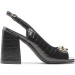 Dámske Kožené sandále FURLA Furla čiernej farby vo veľkosti 38 v zľave na leto 
