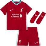 Detské komplety Nike červenej farby z polyesteru s motívom FC Liverpool 