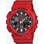 Pánske Náramkové hodinky Casio G-Shock červenej farby 