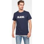 Pánske Tričká s potlačou G-Star Raw BIO tmavo modrej farby z bavlny vo veľkosti XXL udržateľná móda 