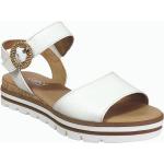 Dámske Kožené sandále Gabor bielej farby vo veľkosti 40 na leto 