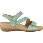 Dámske Kožené sandále Gabor zelenej farby vo veľkosti 41 na leto 