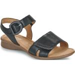 Dámske Kožené sandále Gabor čiernej farby vo veľkosti 35 na leto 