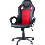 Kancelárske stoličky červenej farby s nastaviteľnou výškou v zľave 