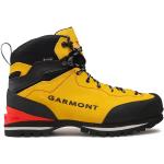 Pánske Vysoké turistické topánky Garmont žltej farby zo semišu technológia Gore tex nepremokavé v zľave 