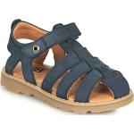 Detské Kožené sandále GBB modrej farby vo veľkosti 34 na leto 