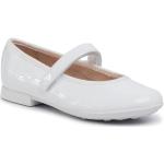 Dievčenské Spoločenské topánky Geox bielej farby v elegantnom štýle z koženky vo veľkosti 31 na jar 