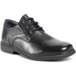 Chlapčenské Spoločenské topánky Geox čiernej farby v elegantnom štýle z kože vo veľkosti 38 na jar 