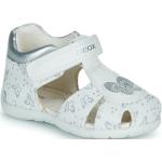 Detské Sandále Geox bielej farby zo syntetiky vo veľkosti 18 v zľave na leto 