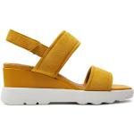 Dámske Sandále Geox žltej farby vo veľkosti 35 v zľave na leto 