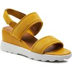 Dámske Sandále Geox žltej farby vo veľkosti 36 v zľave na leto 