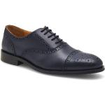 Pánske Spoločenské topánky Gino Rossi tmavo modrej farby v elegantnom štýle vo veľkosti 44 na jar 