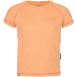 Dievčenské Detské tričká kilpi oranžovej farby v športovom štýle z polyesteru do 12 rokov v zľave 